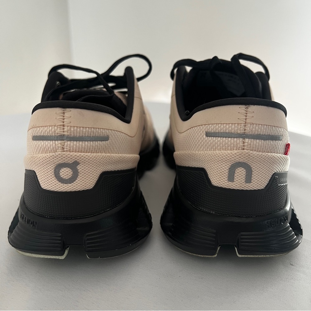 On Cloud X Sneakers Light Pink Black Laces Women’s 8.5 - Picture 7 of 9